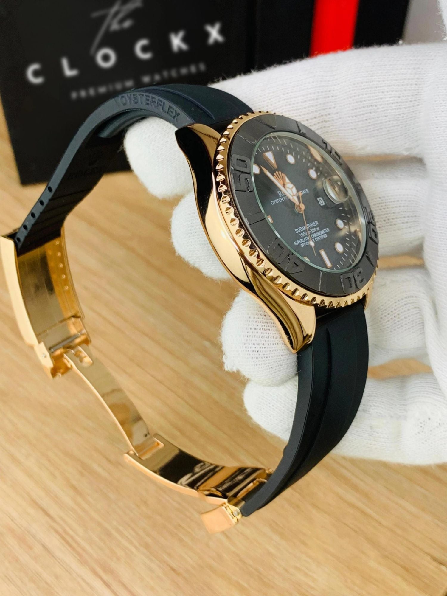 Rolex Yacht-Master Edition — Premium Steel Watch with Working Date & Bezel